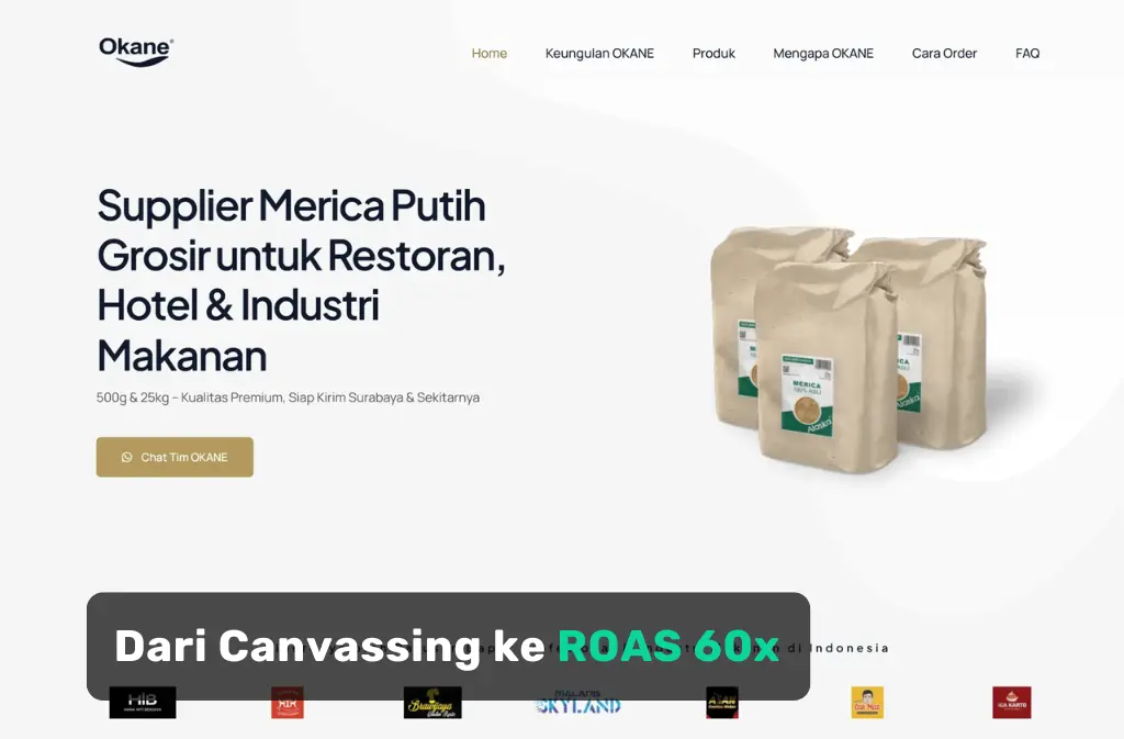 Digital Marketing B2B: Cara Supplier Rempah Raih ROAS 40–60x